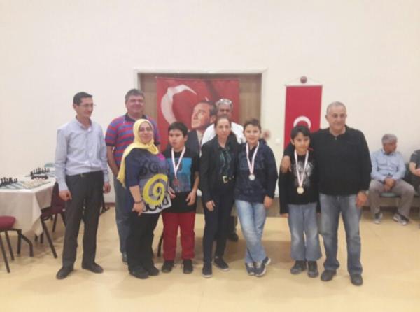 Küçükler Antalya İl Birinciliği Satranç Turnuvasında Antalya İl İkincisiyiz